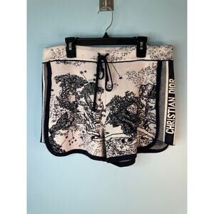 Christian Dior Mini Cashmere wool blend small Celestial shorts Made in Italy